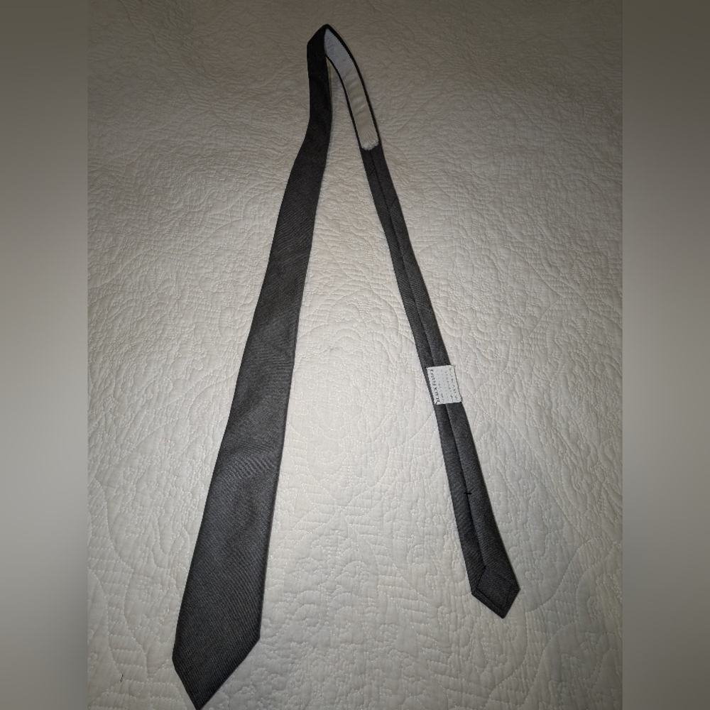Vintage Black Fleece Tie